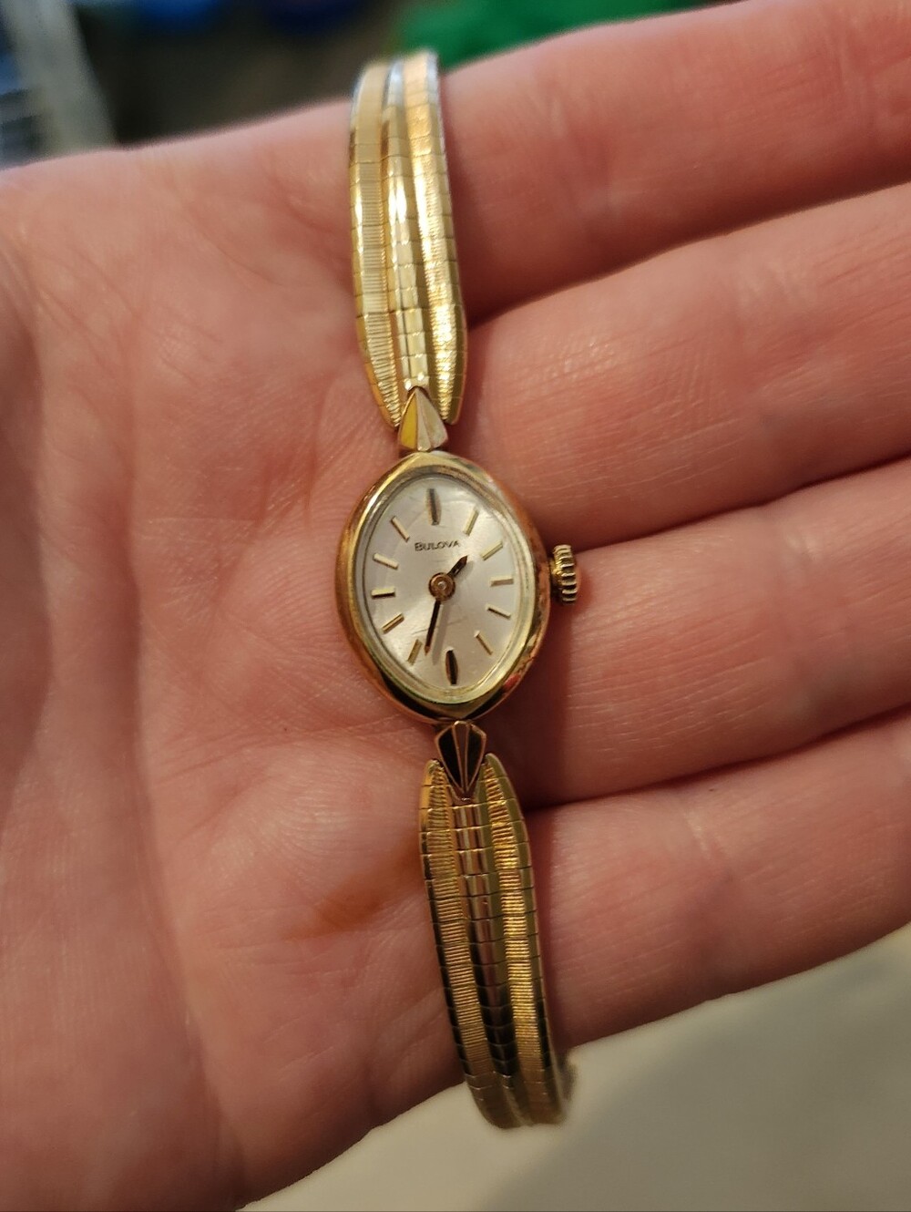 Womens 10 KT Rolled Gold Plate Bulova Watch